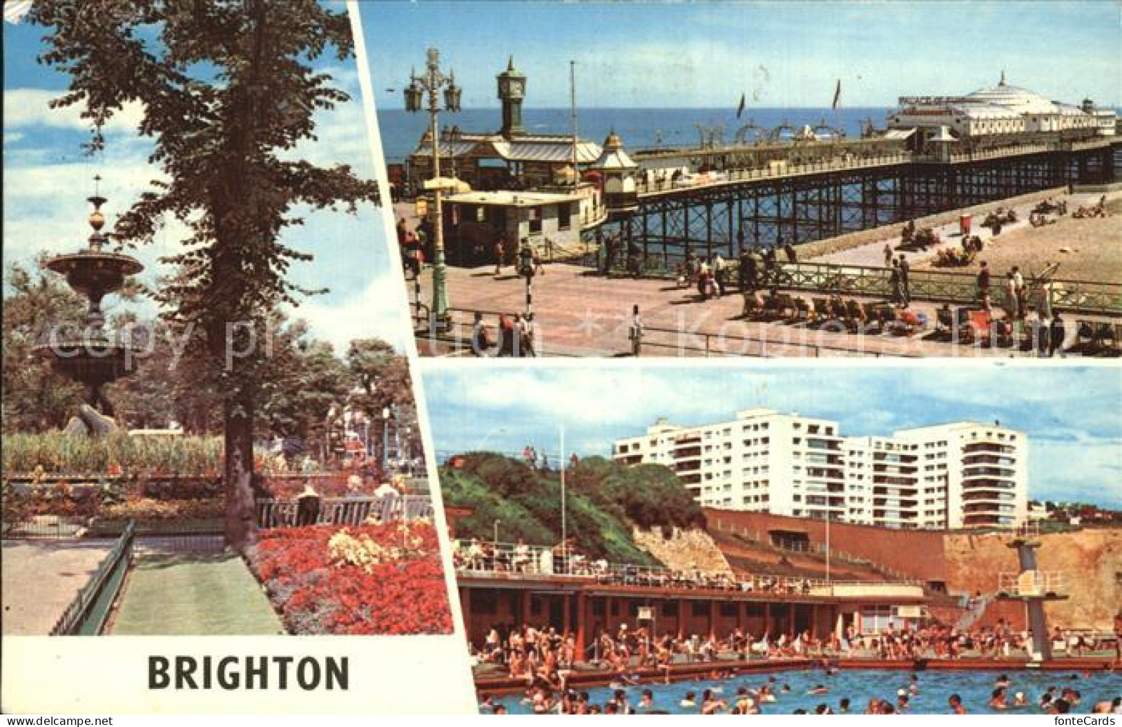 72484372 Brighton East Sussex Palace Pier Old Steine Gardens  Brighton - Autres & Non Classés