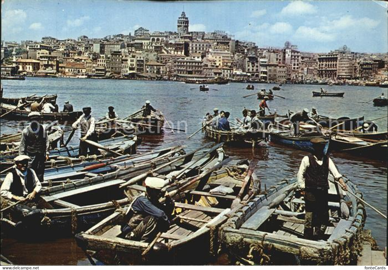 72483647 Istanbul Constantinopel Blick Vom Goldenen Horn Fischer  - Turquie