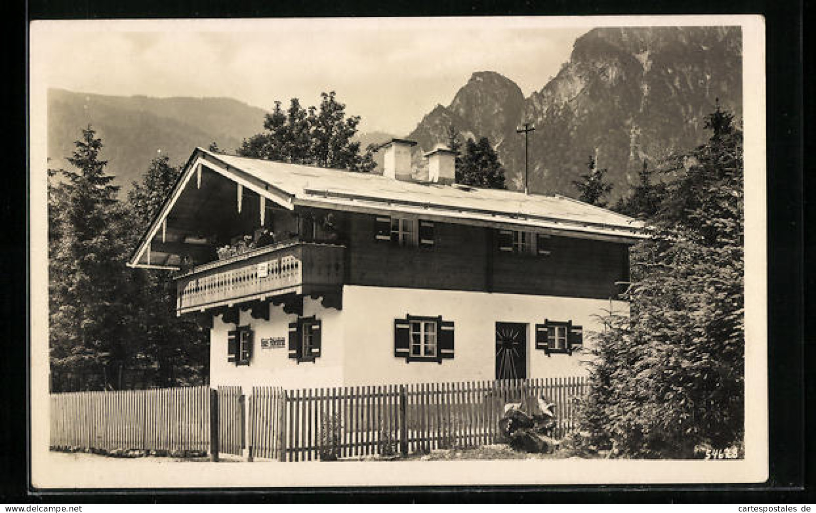 AK Königssee, Gasthaus Achenheim, Bes. Michl Hölzl  - Autres & Non Classés