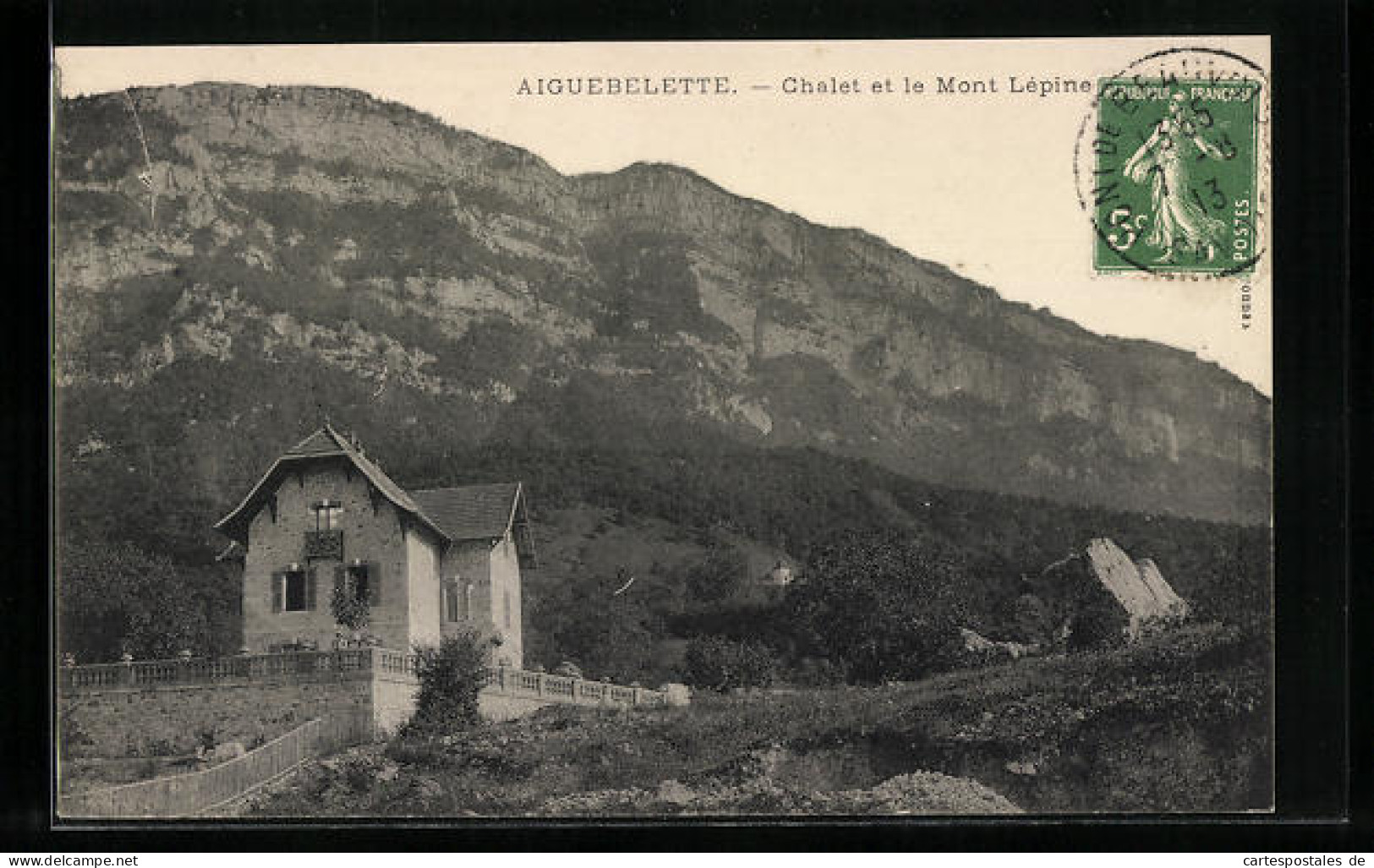 CPA Aiguebelette, Chalet Et Le Mont Lepine  - Autres & Non Classés