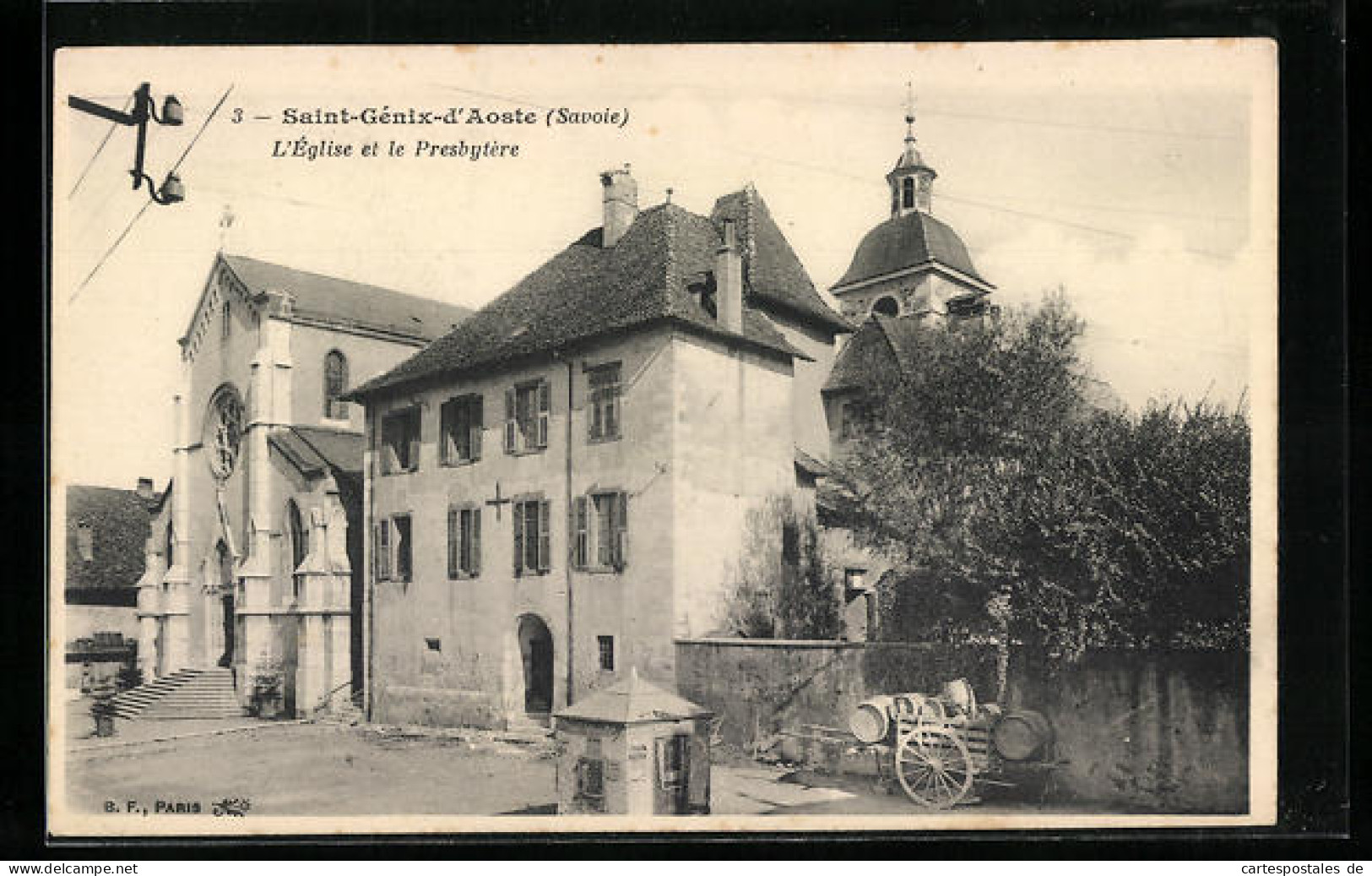 CPA Saint-Genix-d`Aoste, L`Eglise Et Le Presbytere  - Other & Unclassified