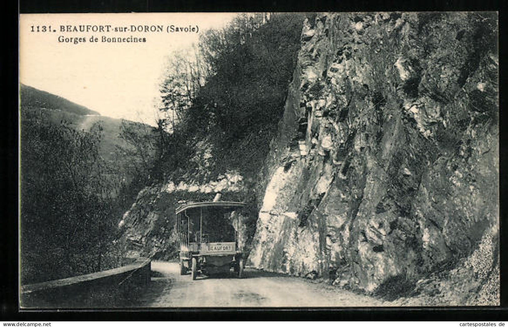 CPA Beaufort-sur-Doron, Gorges De Bonnecines  - Beaufort