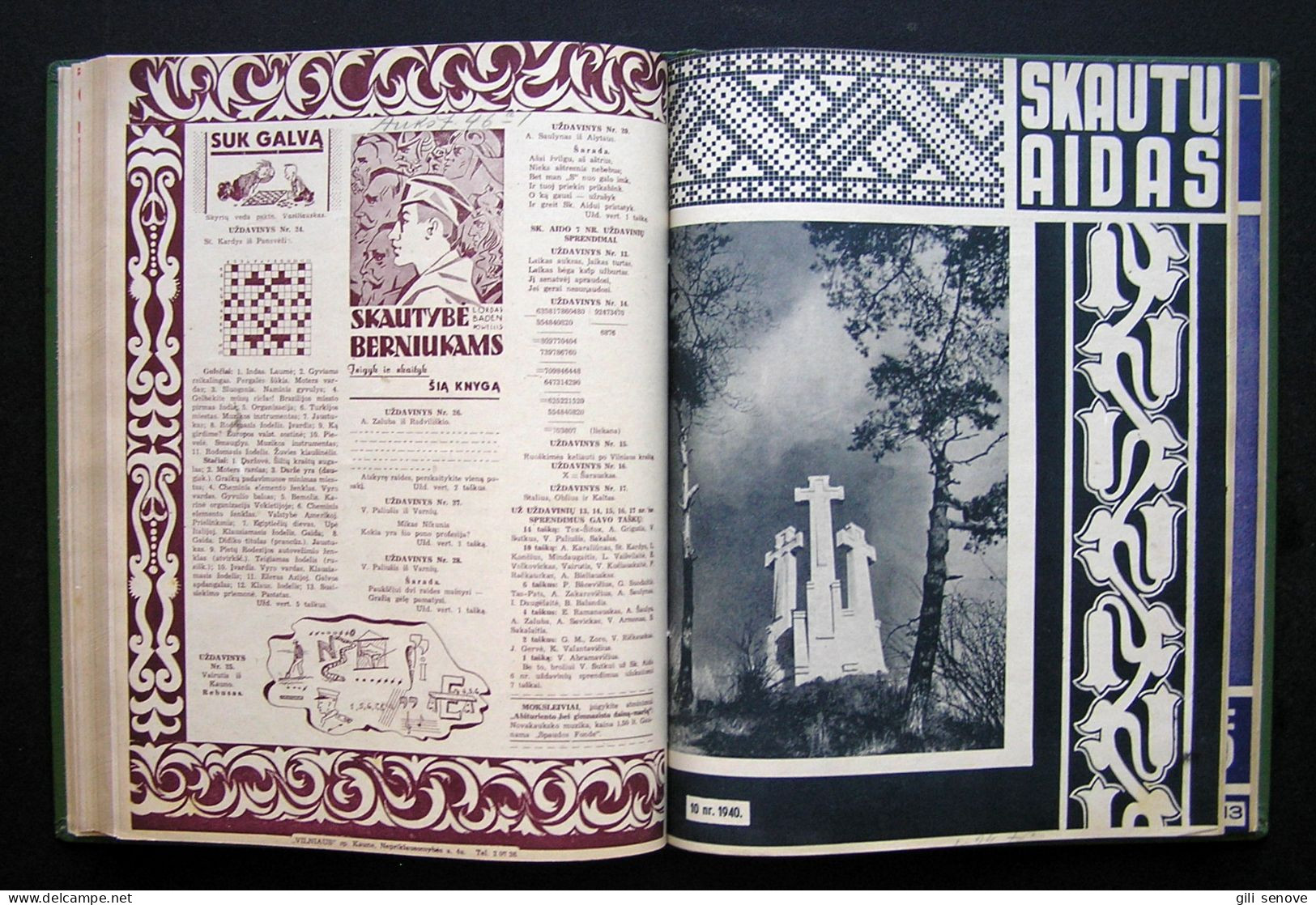 Lithuanian Magazine / Skautu Aidas 1940 Complete - Informations Générales