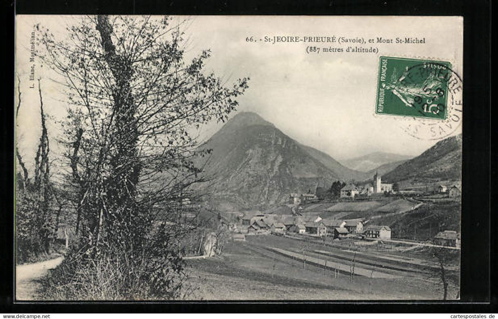 CPA St-Jeoire-Prieure, Et Mont St-Michel, Vue Generale  - Autres & Non Classés