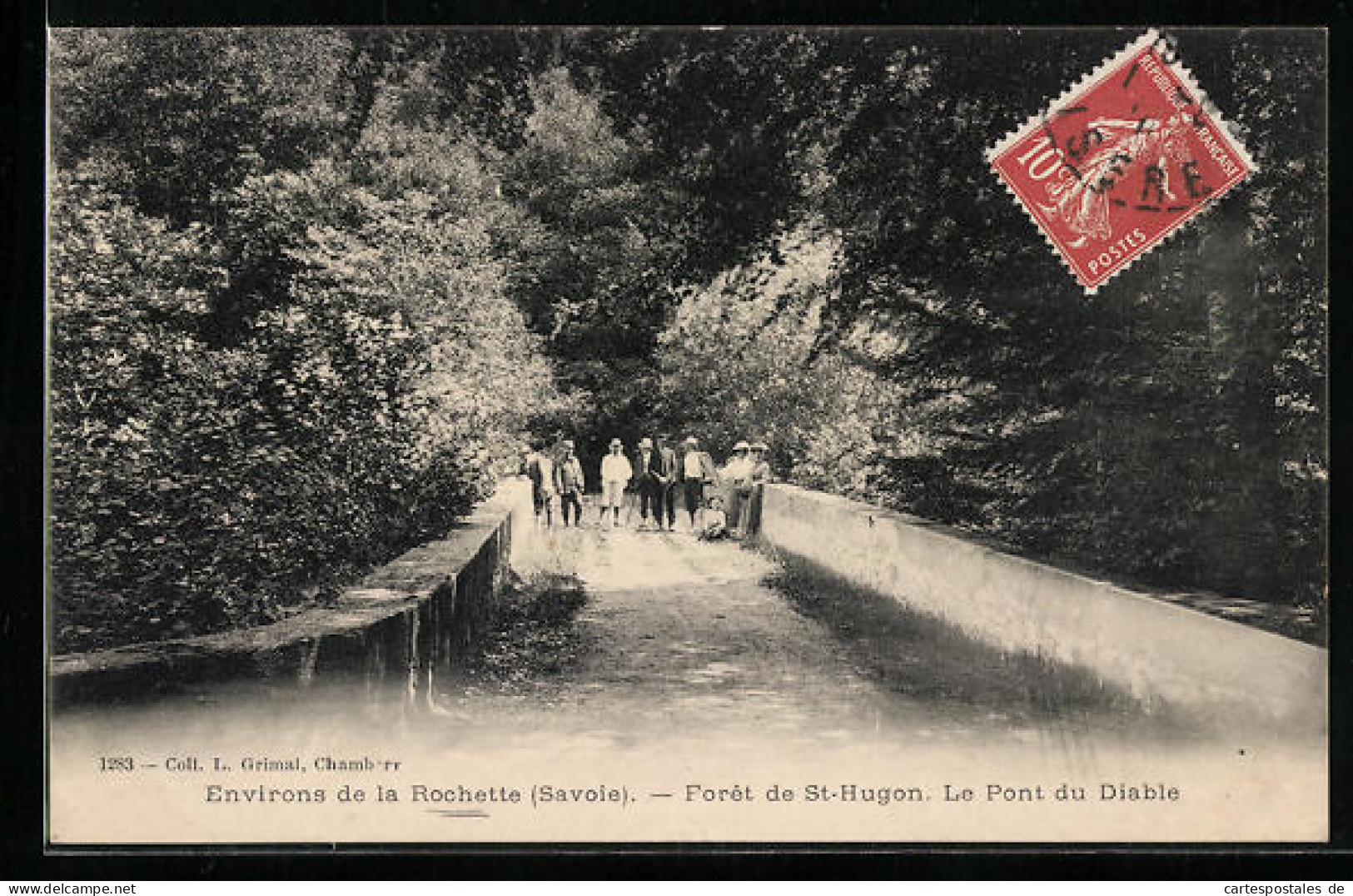 CPA Rochette, Foret De St-Huyon, Le Pont Du Diable  - Other & Unclassified
