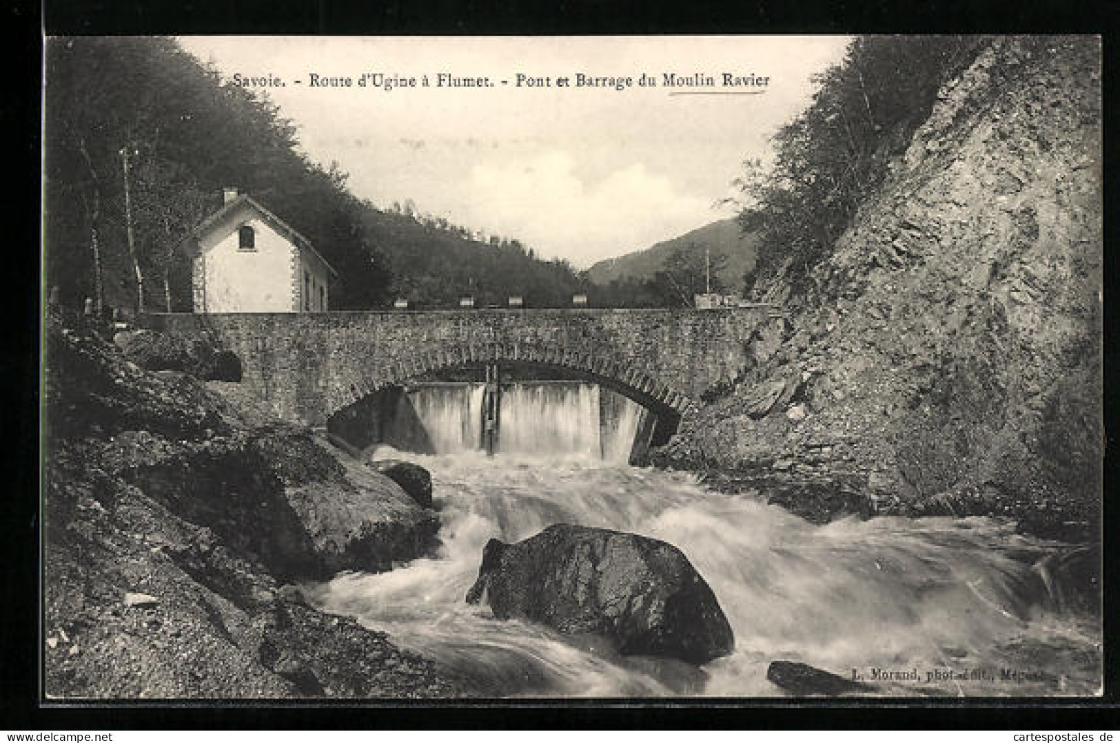 CPA Ravier, Pont Et Barrage Du Moulin  - Other & Unclassified