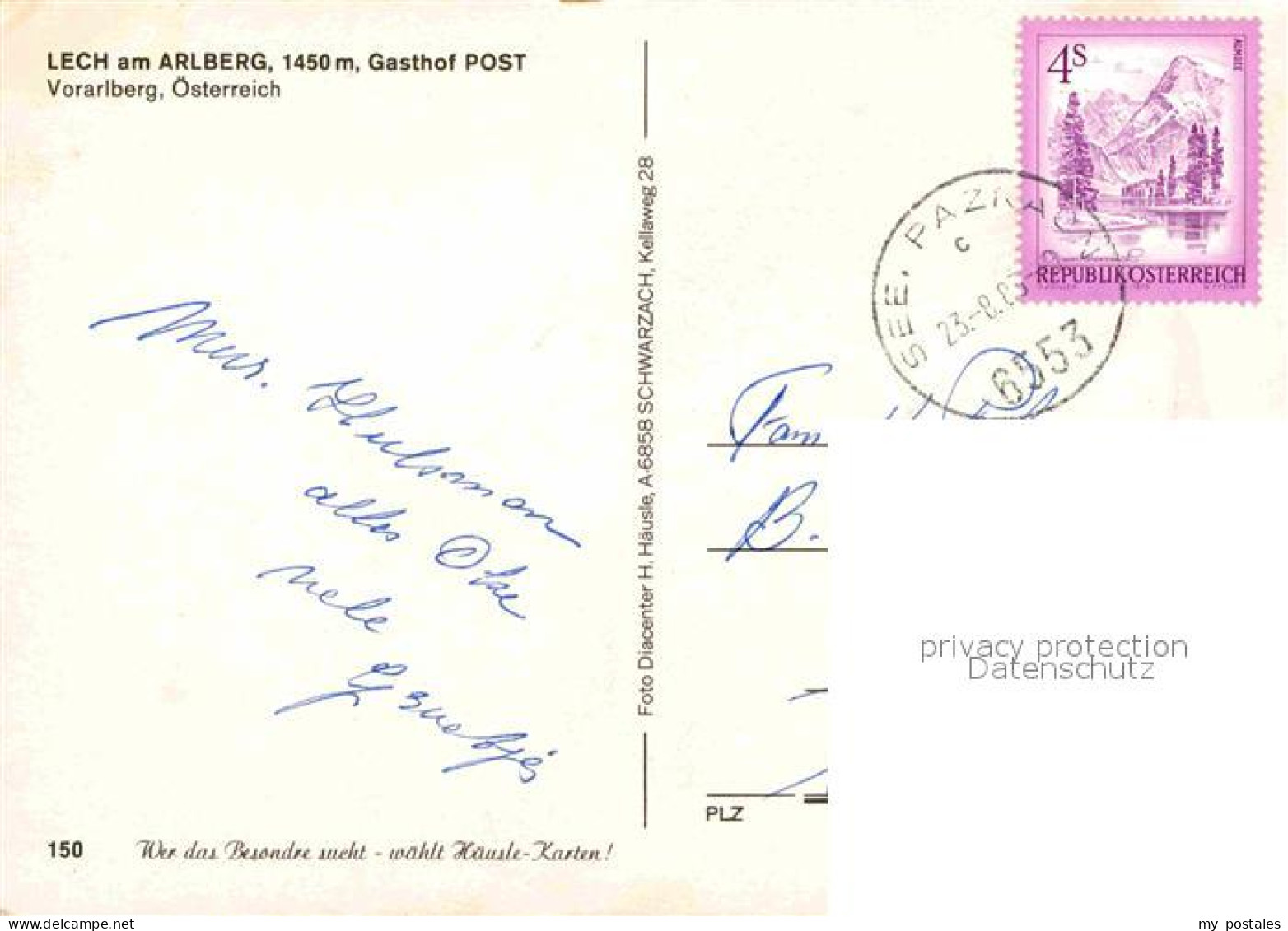 72860318 Lech Vorarlberg Gasthof Post Lech - Autres & Non Classés