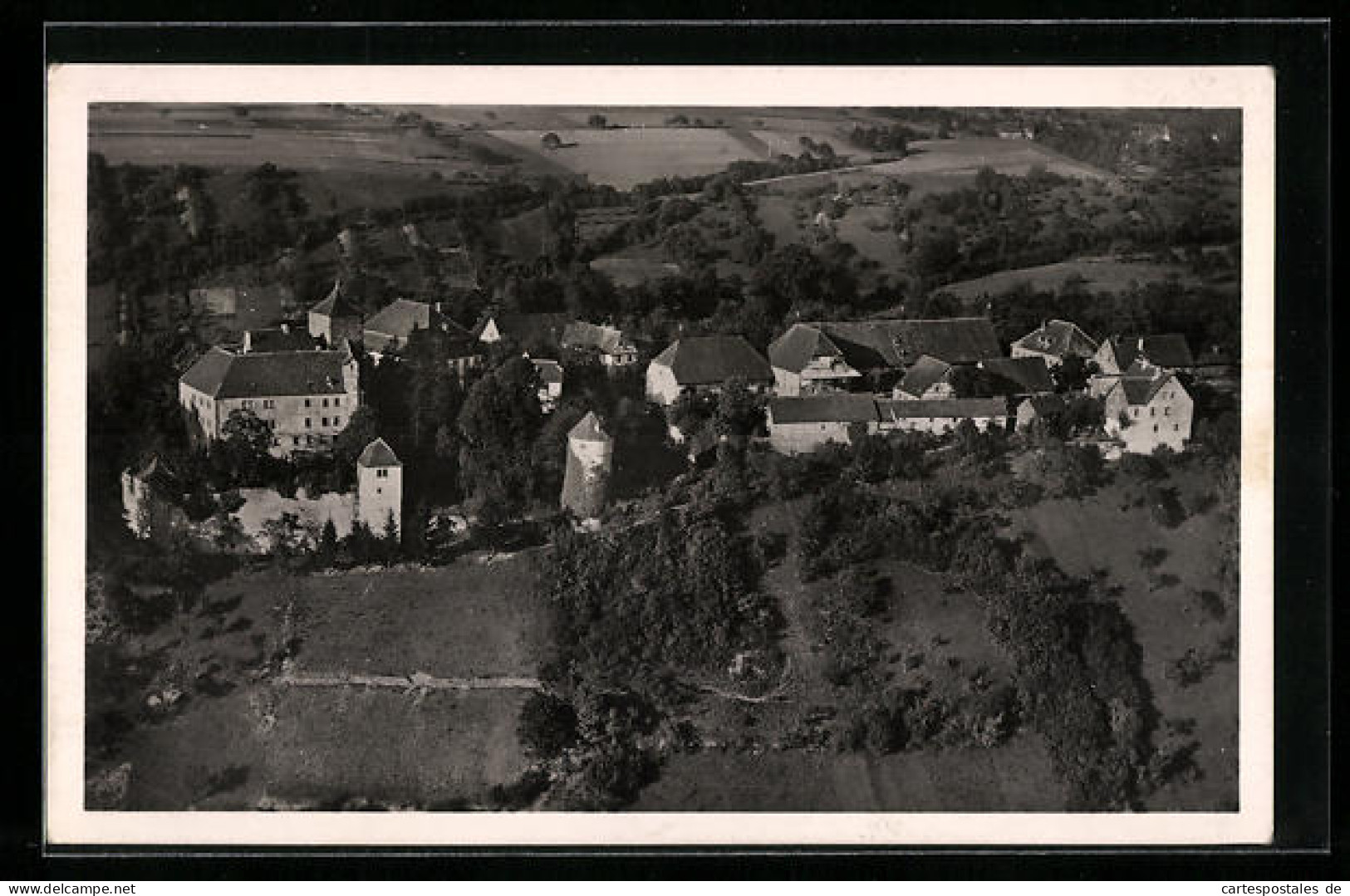 AK Künzelsau, Blick Auf Die Burg Stetten Am Kocher  - Künzelsau