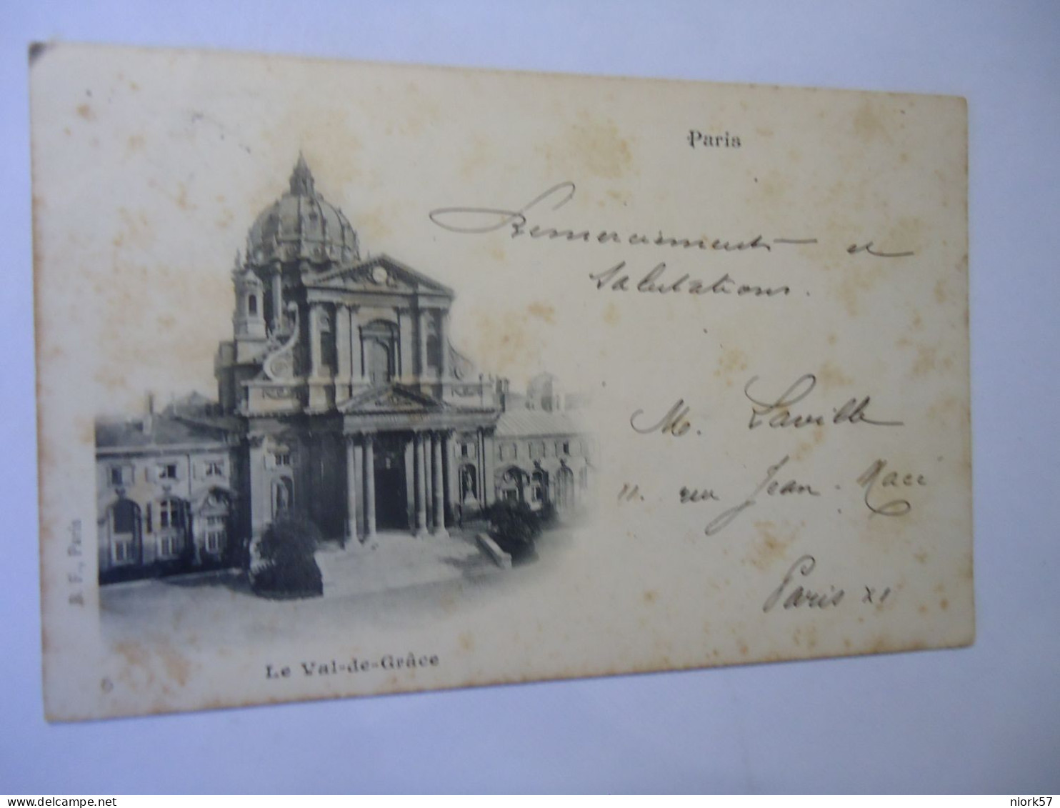 FRANCE   POSTCARDS  PARIS  LE VAL DE GRUSE  POSTMARK MAZARET TARN 1901 - Other & Unclassified