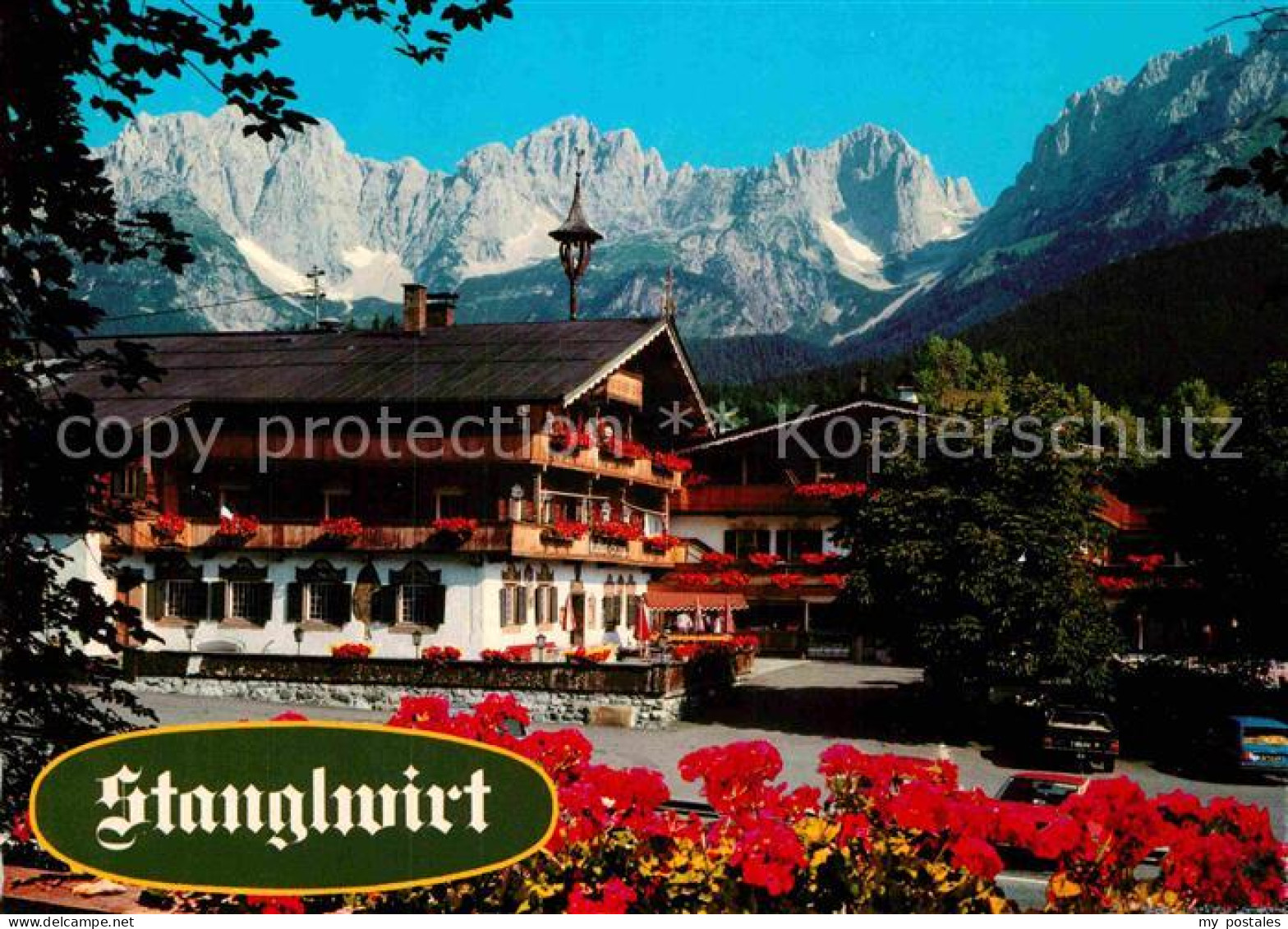 72860049 Going Wilden Kaiser Tirol Gasthof Stanglwirt Blumenschmuck Alpen Going  - Andere & Zonder Classificatie