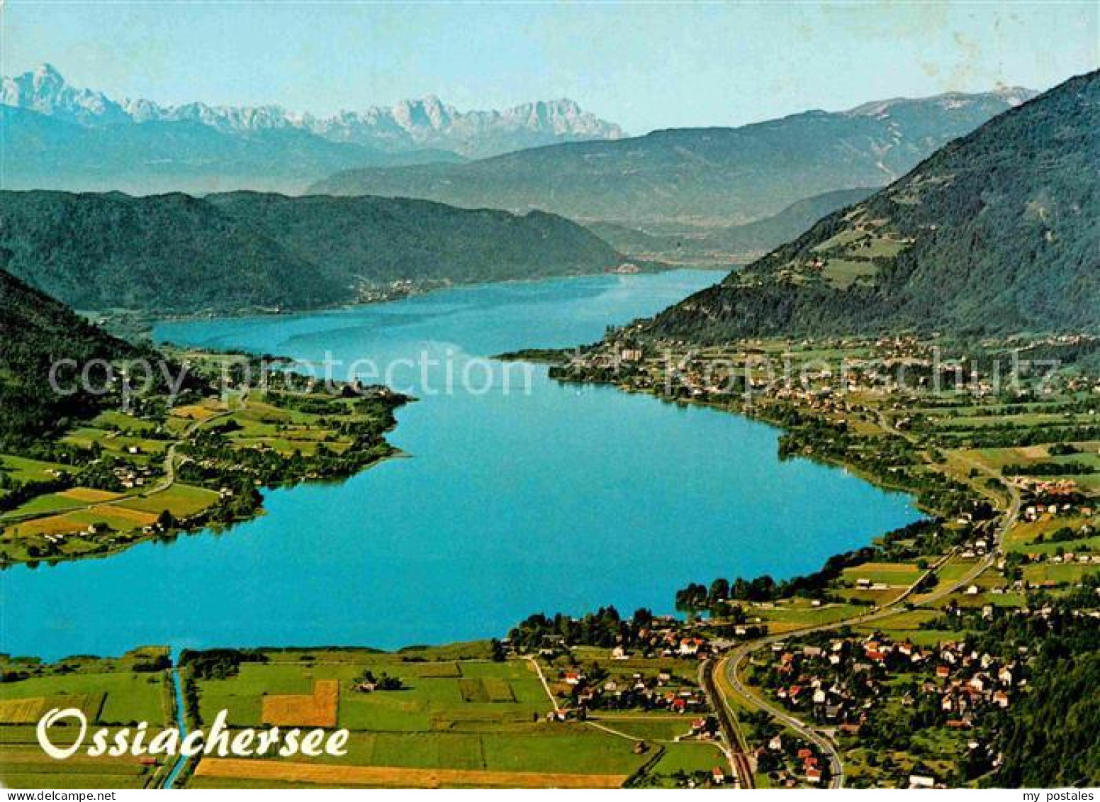 72860029 Ossiachersee Mit Steindorf Stiegl Bodensdorf Und Ossiach Julische Alpen - Andere & Zonder Classificatie