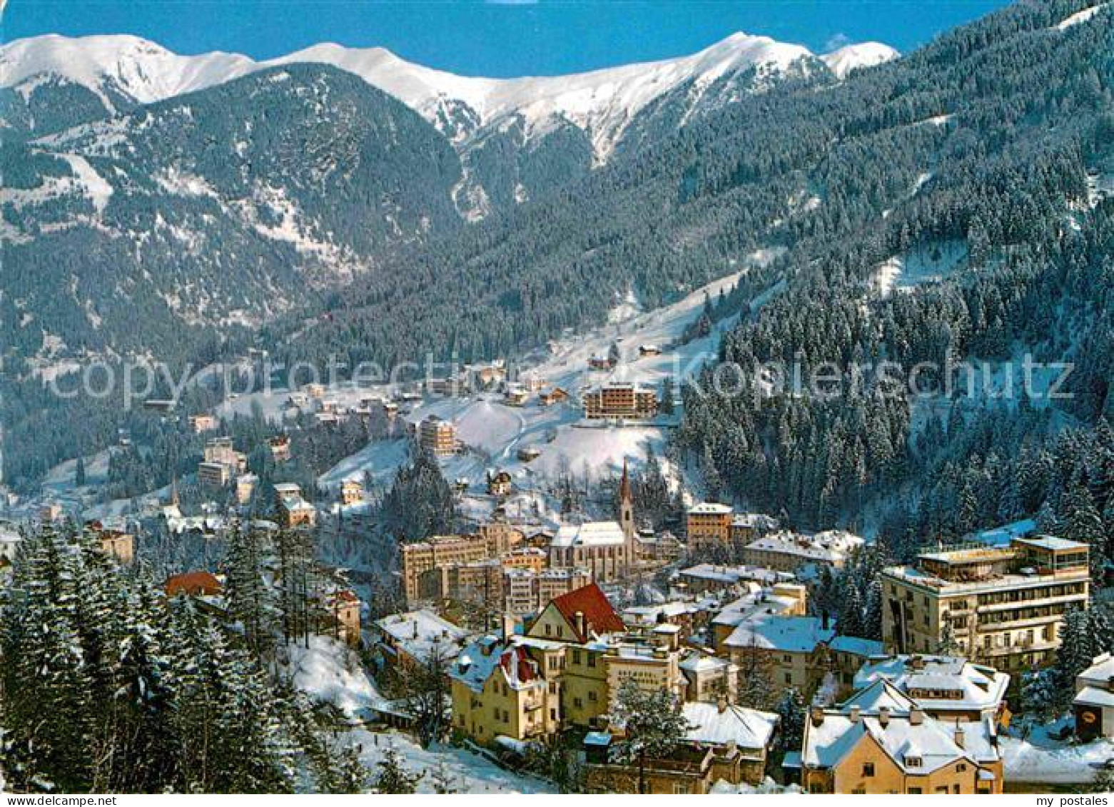 72859992 Bad Gastein Fliegeraufnahme Gegen Kreuzkogel Flugkogel  Bad Gastein - Andere & Zonder Classificatie