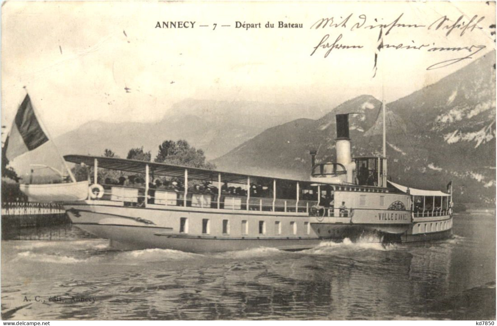 Annecy - Depart Du Bateau - Annecy