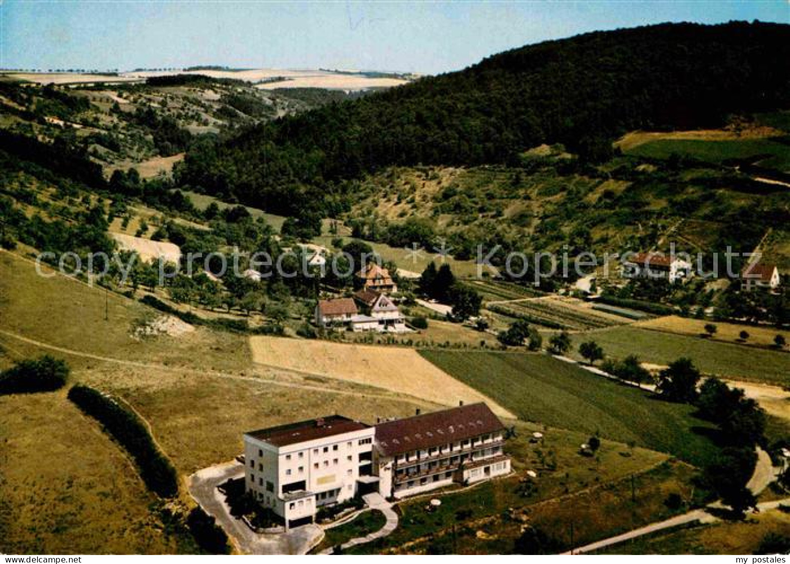 72859923 Bad Mergentheim Fliegeraufnahme Kurhaus Koenig Sanatorium Bad Mergenthe - Bad Mergentheim