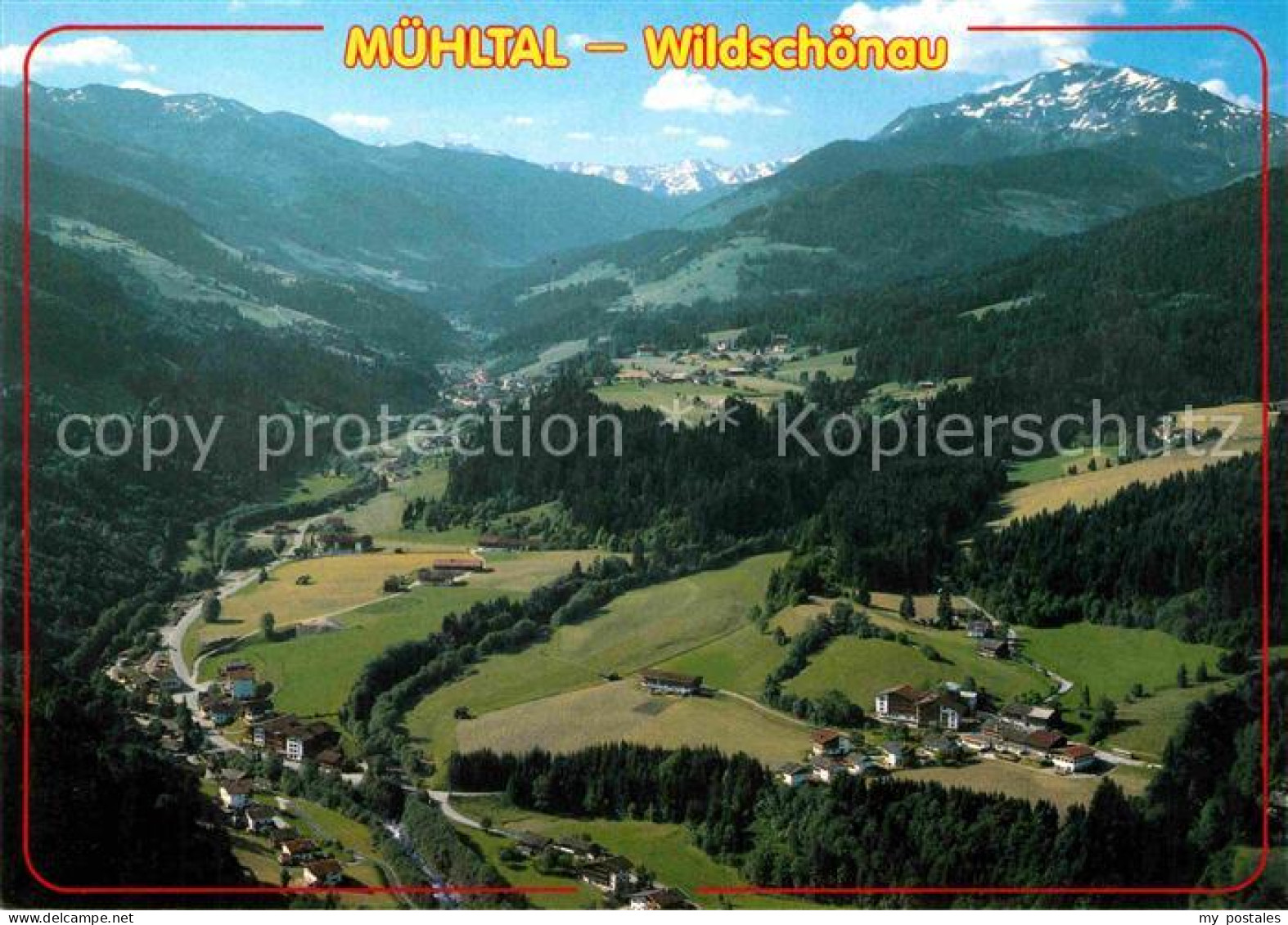 72859876 Wildschoenau Tirol Fliegeraufnahme Muehltal  Kufstein - Altri & Non Classificati