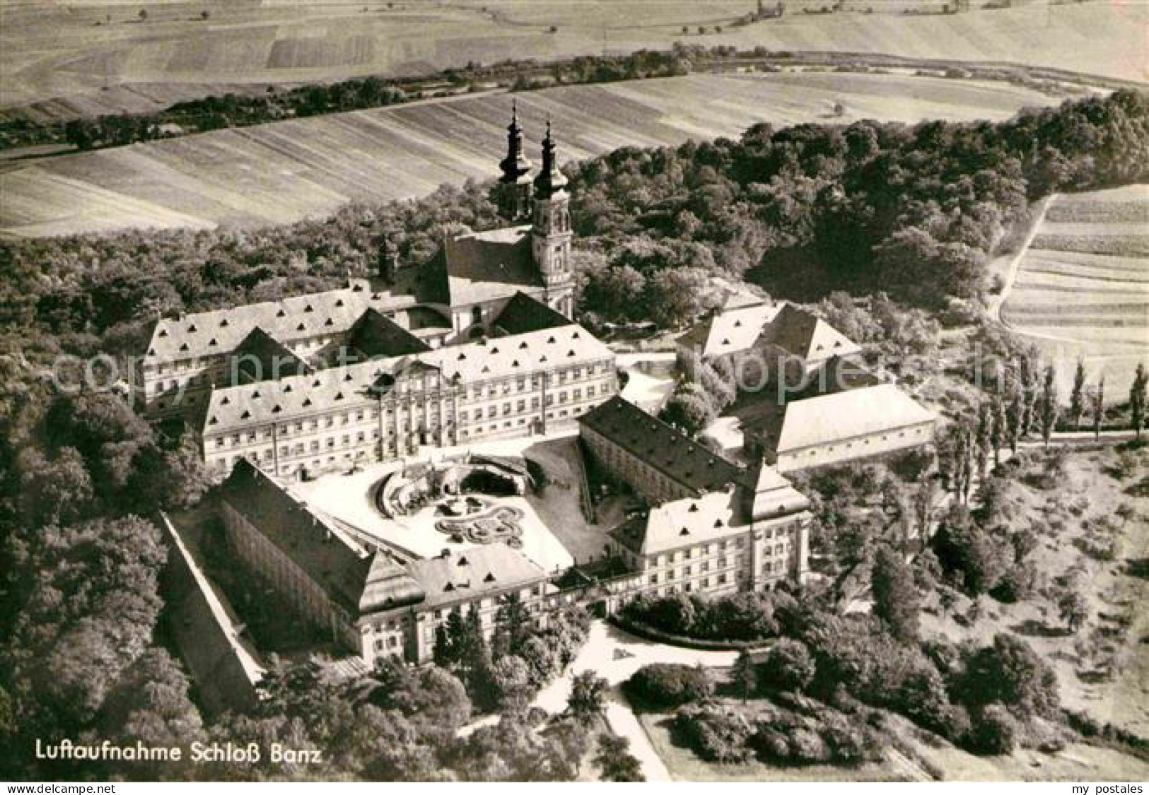 72859753 Schloss Banz Fliegeraufnahme Banz - Staffelstein