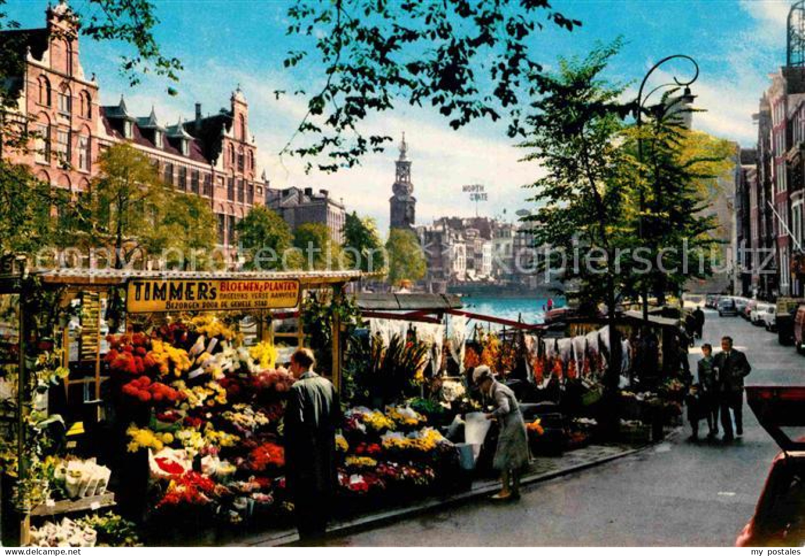 72859623 Amsterdam Niederlande Bloemenmarkt Munttoren Amsterdam - Altri & Non Classificati