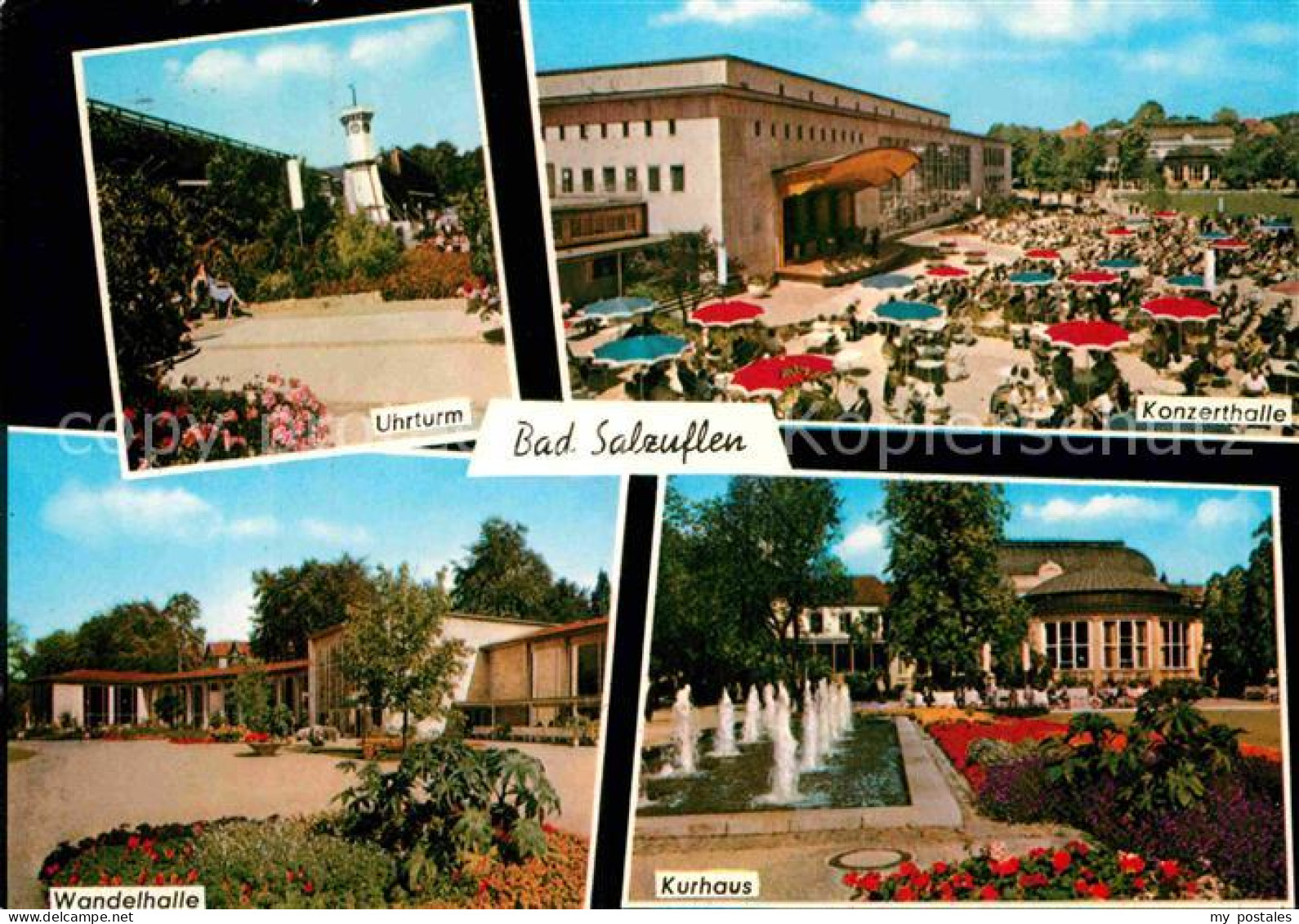 72859596 Bad Salzuflen Uhrturm Kurhaus Wandelhalle  Bad Salzuflen - Bad Salzuflen