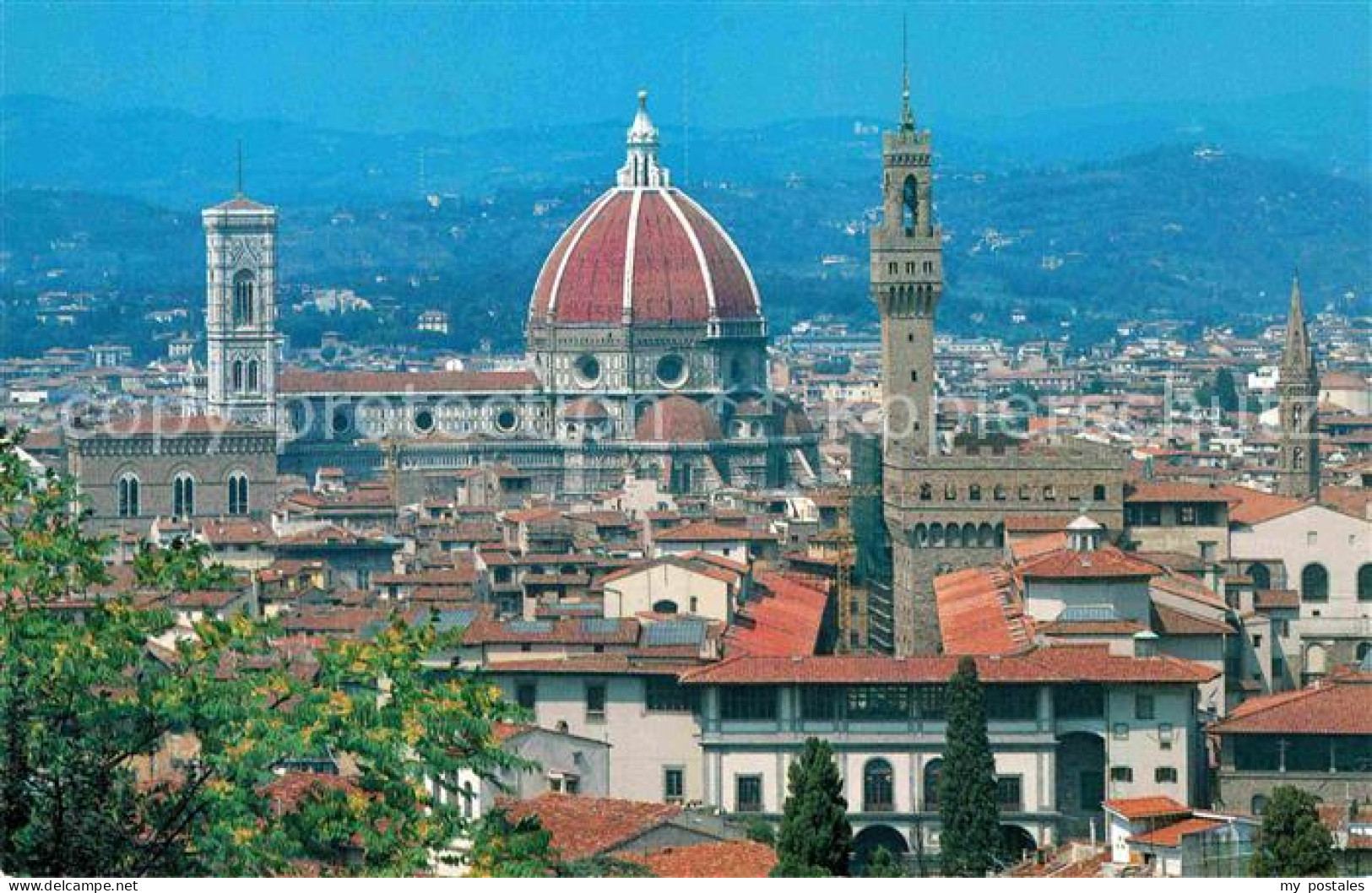 72859348 Firenze Florenz Michelangelo Blick Vom Piazzale  - Autres & Non Classés