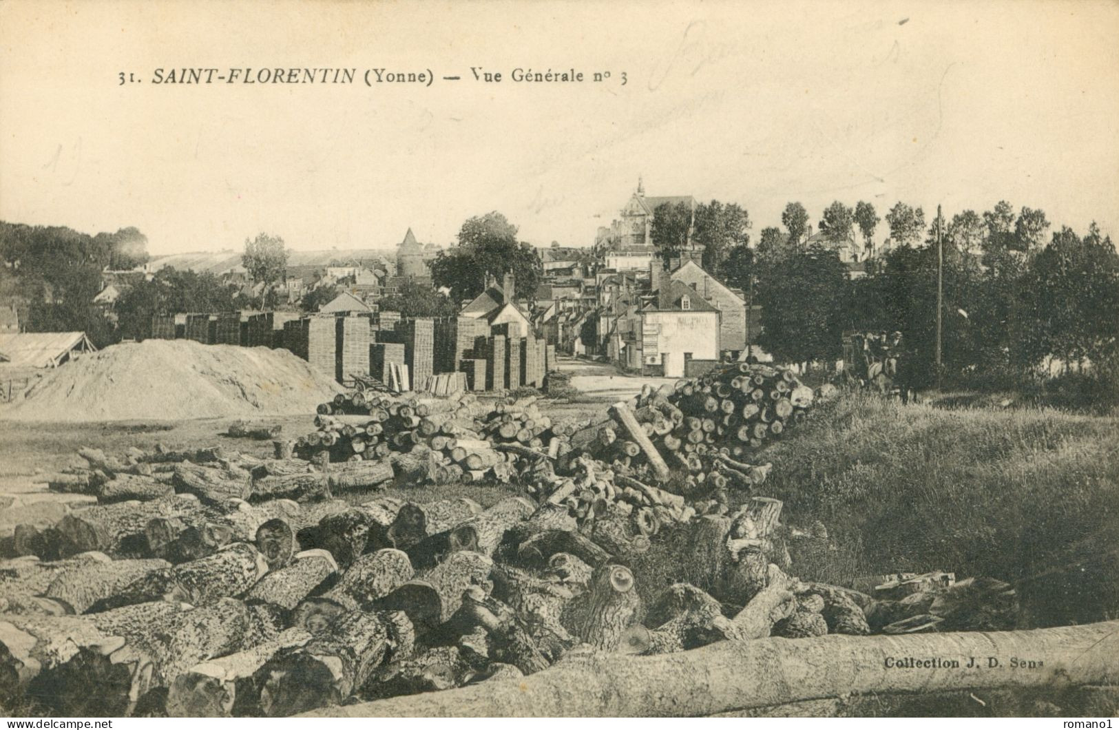 89)   SAINT FLORENTIN - Vue Générale  ( Scierie  ) - Saint Florentin