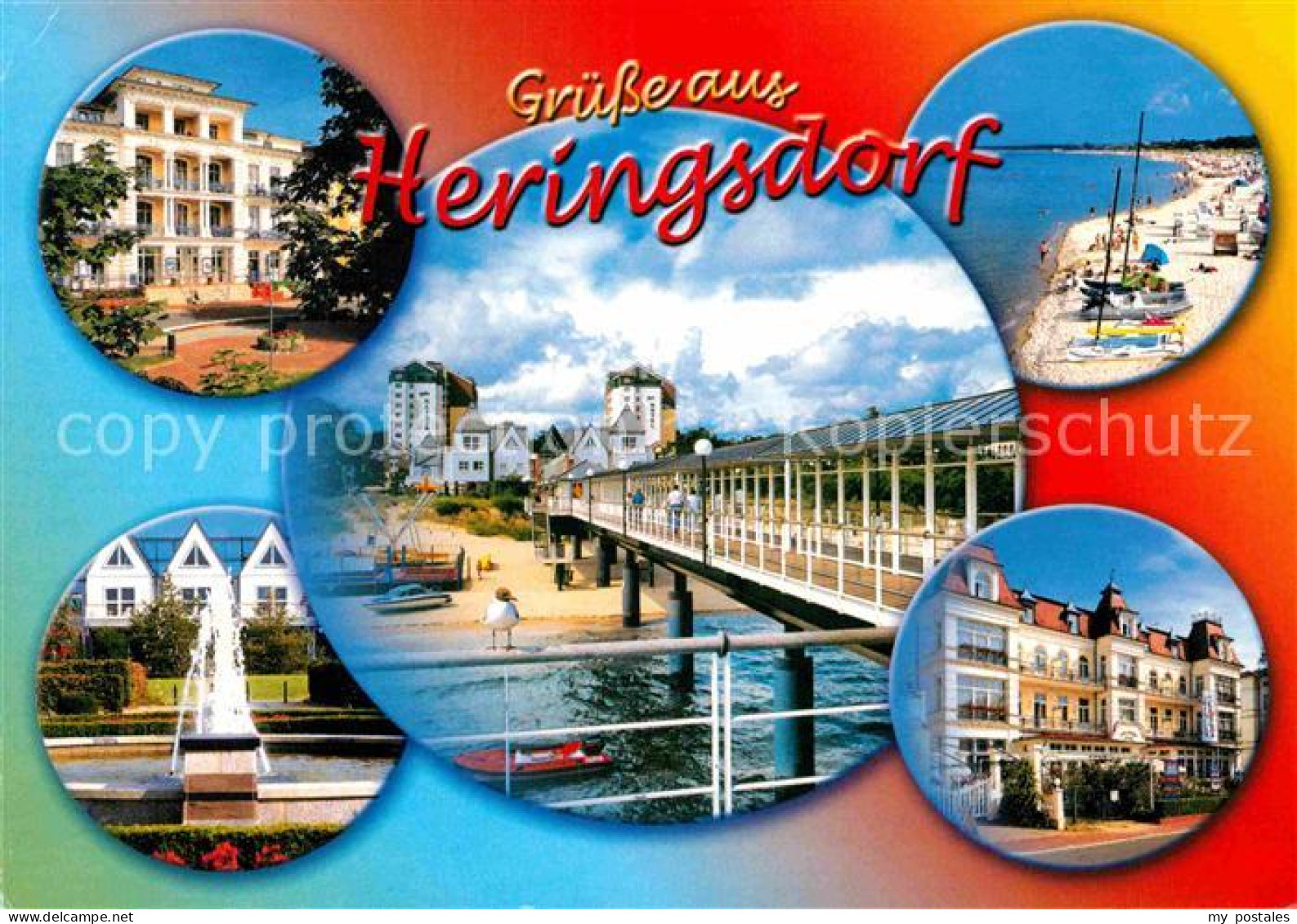 72859137 Heringsdorf Ostseebad Usedom Strand Hotel Brunnen Ostseebad Heringsdorf - Sonstige & Ohne Zuordnung