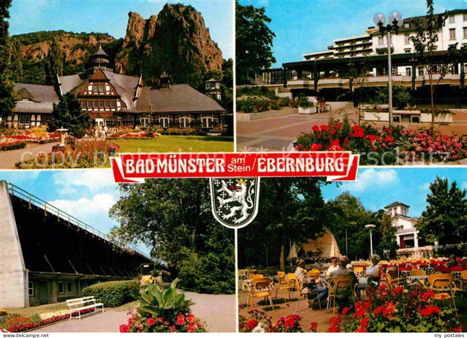 72859096 Bad Muenster Stein Ebernburg Kurhaus Saline Pavillon Kurgarten Bad Muen - Andere & Zonder Classificatie