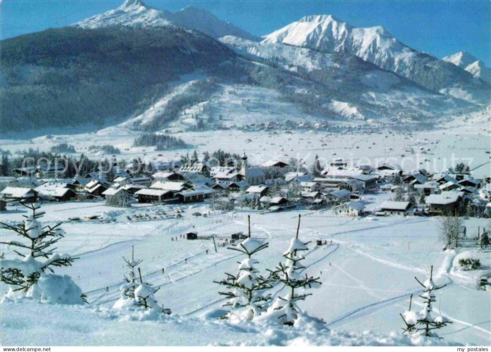 72859087 Ehrwald Tirol Teilansicht  Ehrwald - Andere & Zonder Classificatie