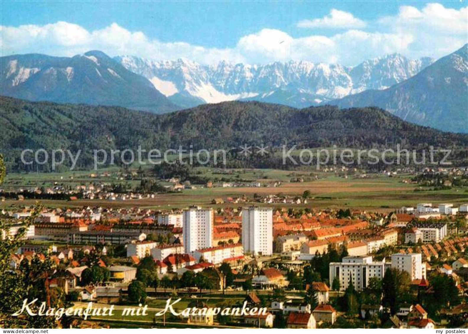 72859051 Klagenfurt Woerthersee Panorama Mit Karawanken Klagenfurt - Sonstige & Ohne Zuordnung