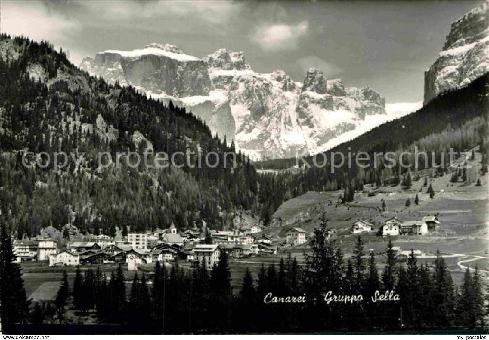 72858973 Canazei Panorama Gruppo Sella Sellagruppe Dolomiten Canazei - Autres & Non Classés