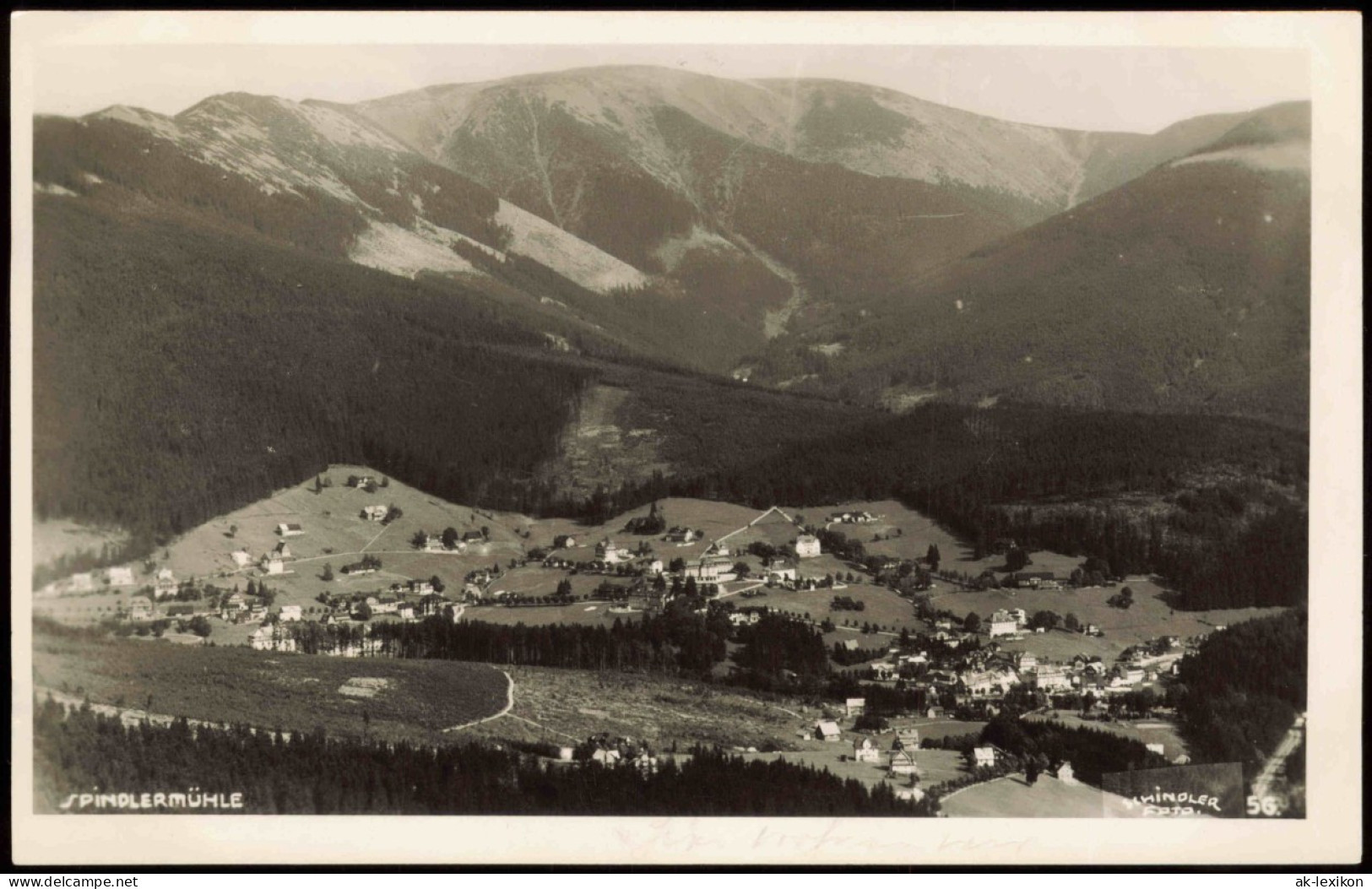 Spindlermühle Špindlerův Mlýn | Spindelmühle Panorama-Ansicht 1939 - Repubblica Ceca