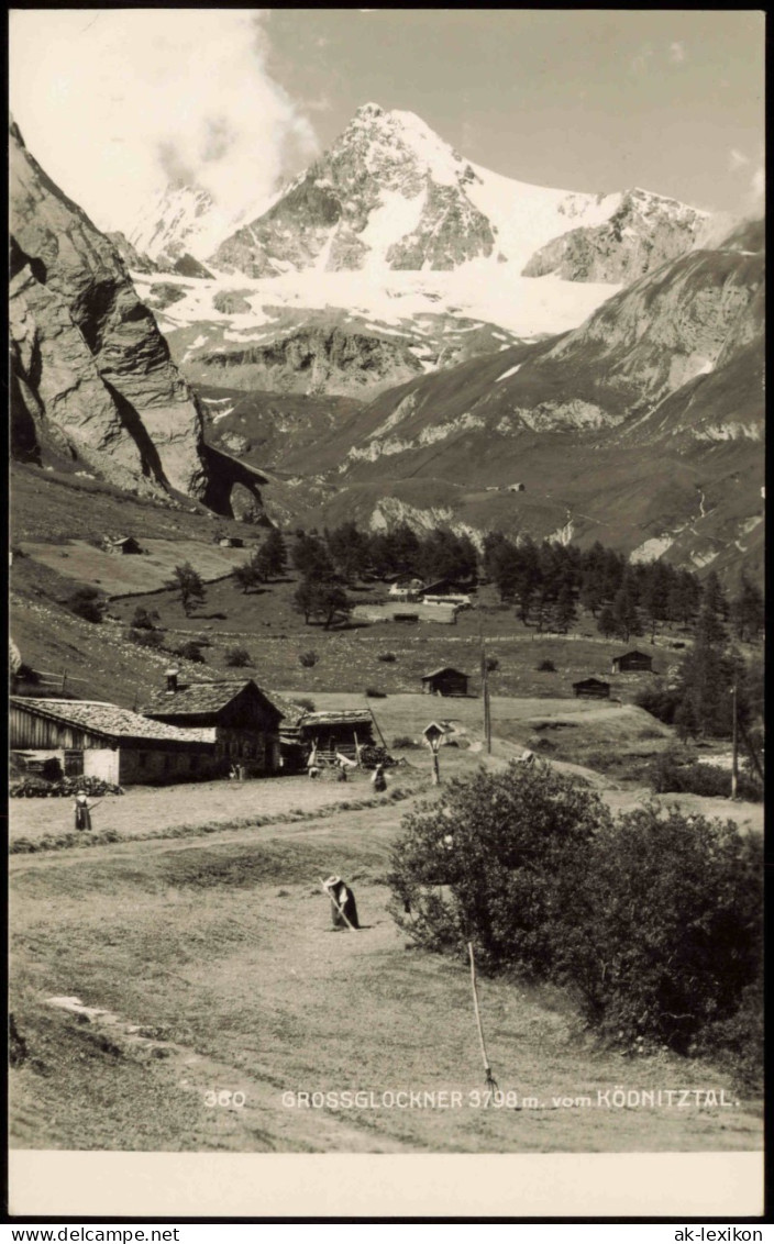 Ansichtskarte Zell Am See GROSSGLOCKNER Vom KÖDNITZTAL Aus Gesehen 1943 - Andere & Zonder Classificatie