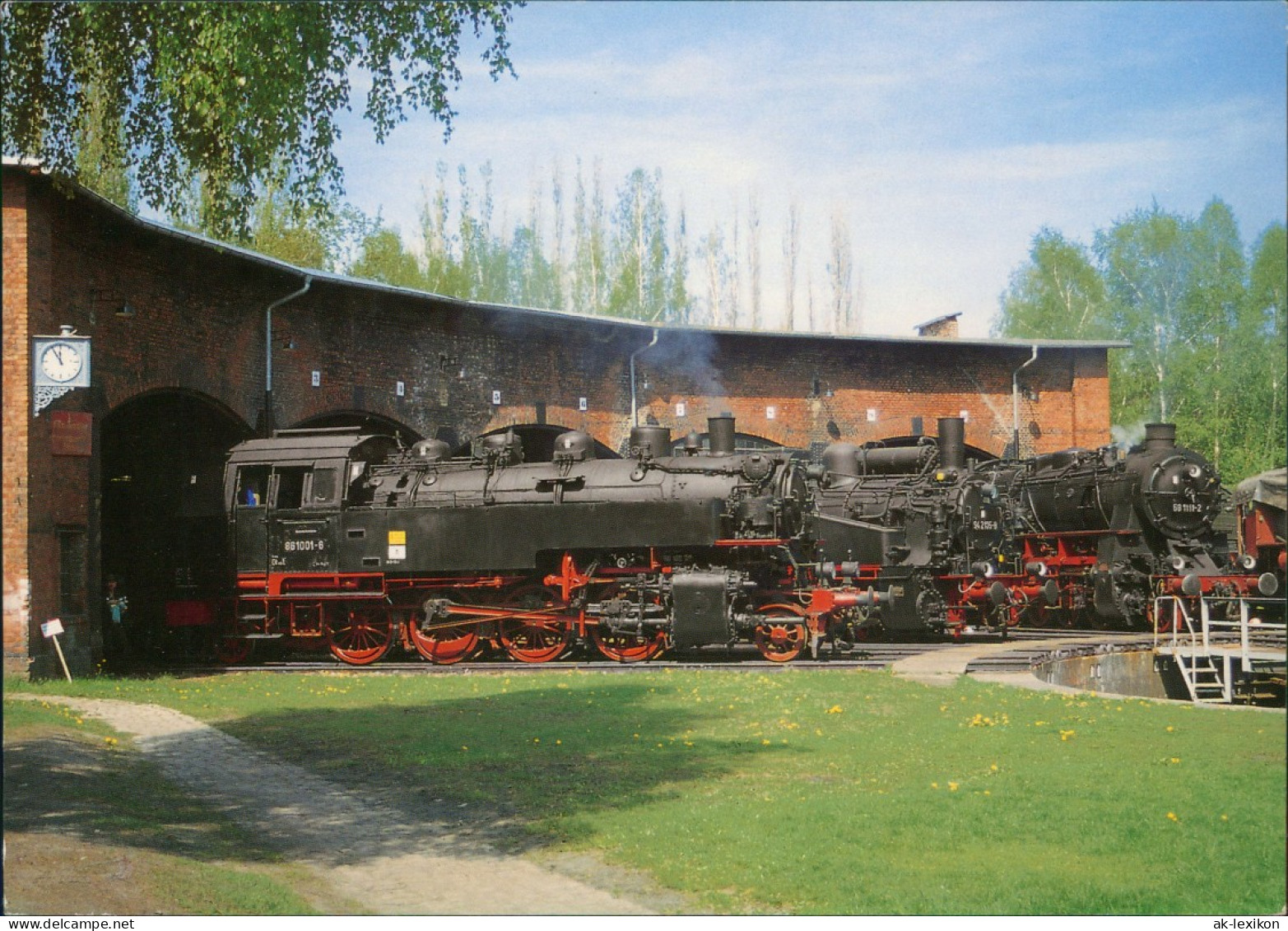 Eisenbahn (Railway) Schwarzenberg Parade Der Hist. Dampflokomotiven 1999 - Trenes