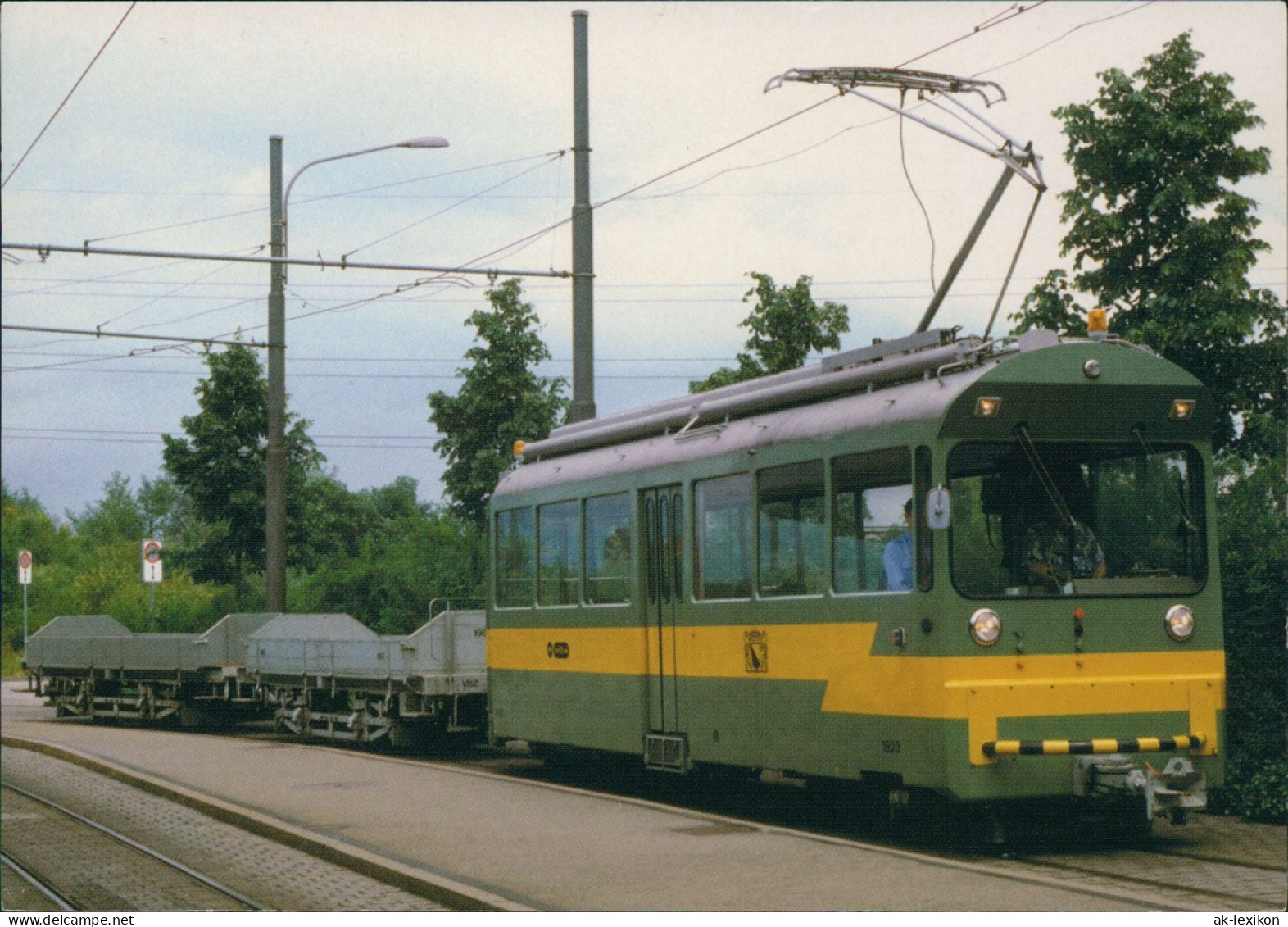 Verkehr & Eisenbahn: Verkehrsbetriebe Zürich (VBZ) Bhf. Stettbach 1996 - Eisenbahnen