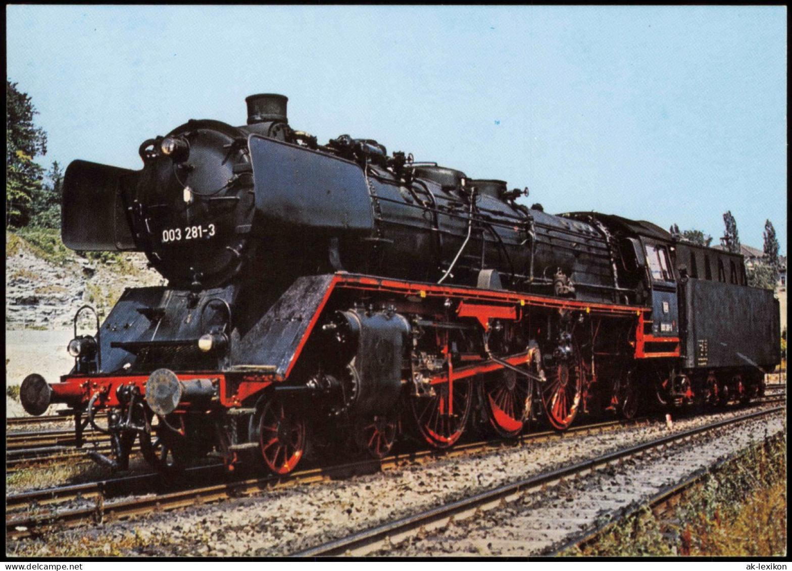 Zweizylinder-Schnellzuglokomotive, Dampflokomotive 1970   Mit Sonderstempel - Trains