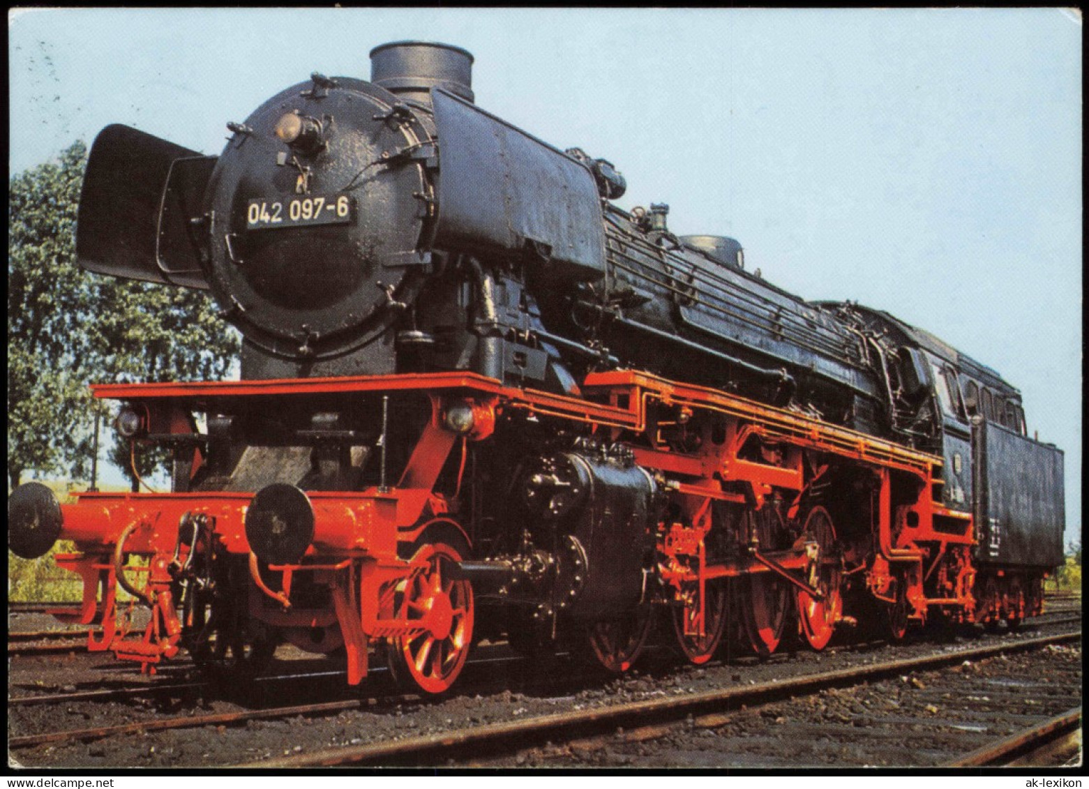 Eisenbahn Dampflokomotive Baureihe 042 Güterzuglokomotive Mit Ölfeuerung 1975 - Eisenbahnen