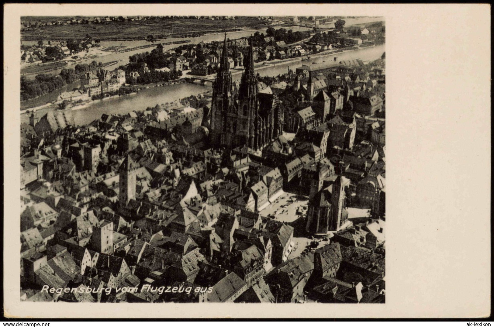 Regensburg Regensburg Von Flugzeug Aus Luftbild Luftaufnahme 1948 - Regensburg