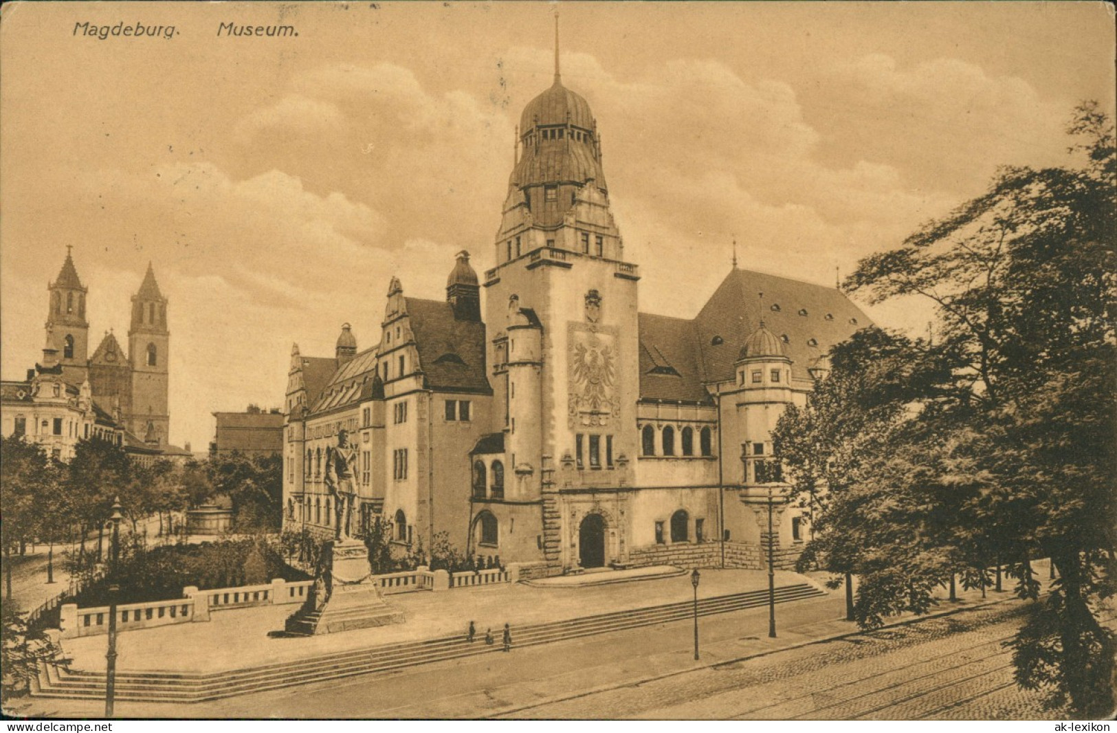 Ansichtskarte Magdeburg Museum 1908 - Sonstige & Ohne Zuordnung