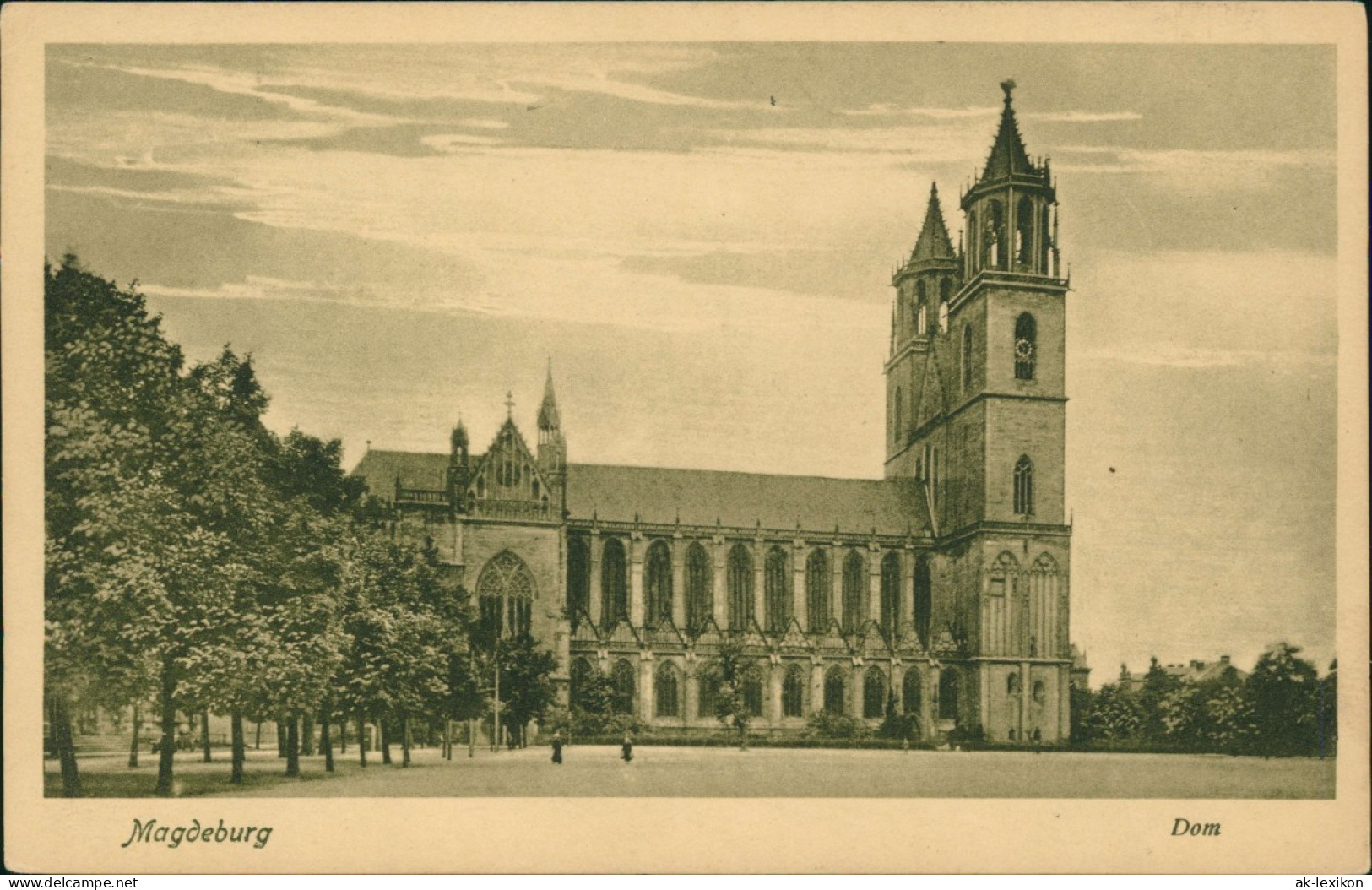 Ansichtskarte Altstadt-Magdeburg Dom 1924 - Sonstige & Ohne Zuordnung