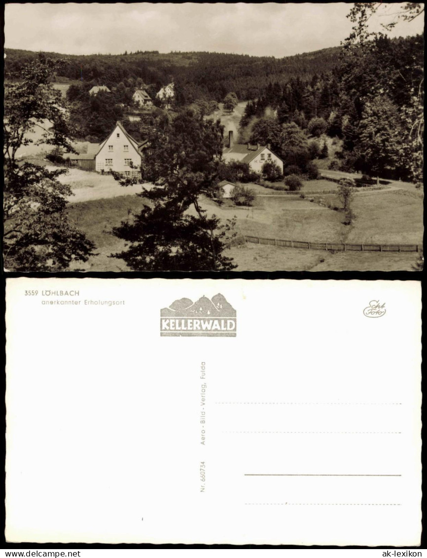 Ansichtskarte Löhlbach Panorama-Ansicht; Ort Im Kellerwald 1960 - Andere & Zonder Classificatie