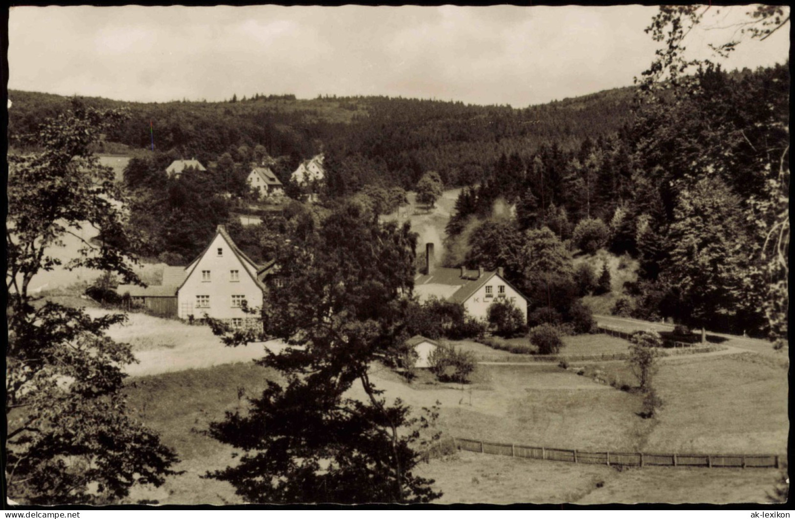 Ansichtskarte Löhlbach Panorama-Ansicht; Ort Im Kellerwald 1960 - Andere & Zonder Classificatie