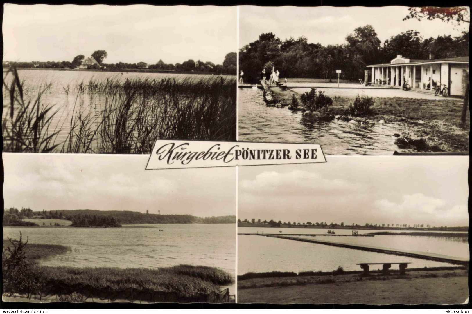 Pönitz-Scharbeutz Umlandansicht Kurgebiet PÖNITZER SEE (Mehrbildkarte) 1960 - Andere & Zonder Classificatie