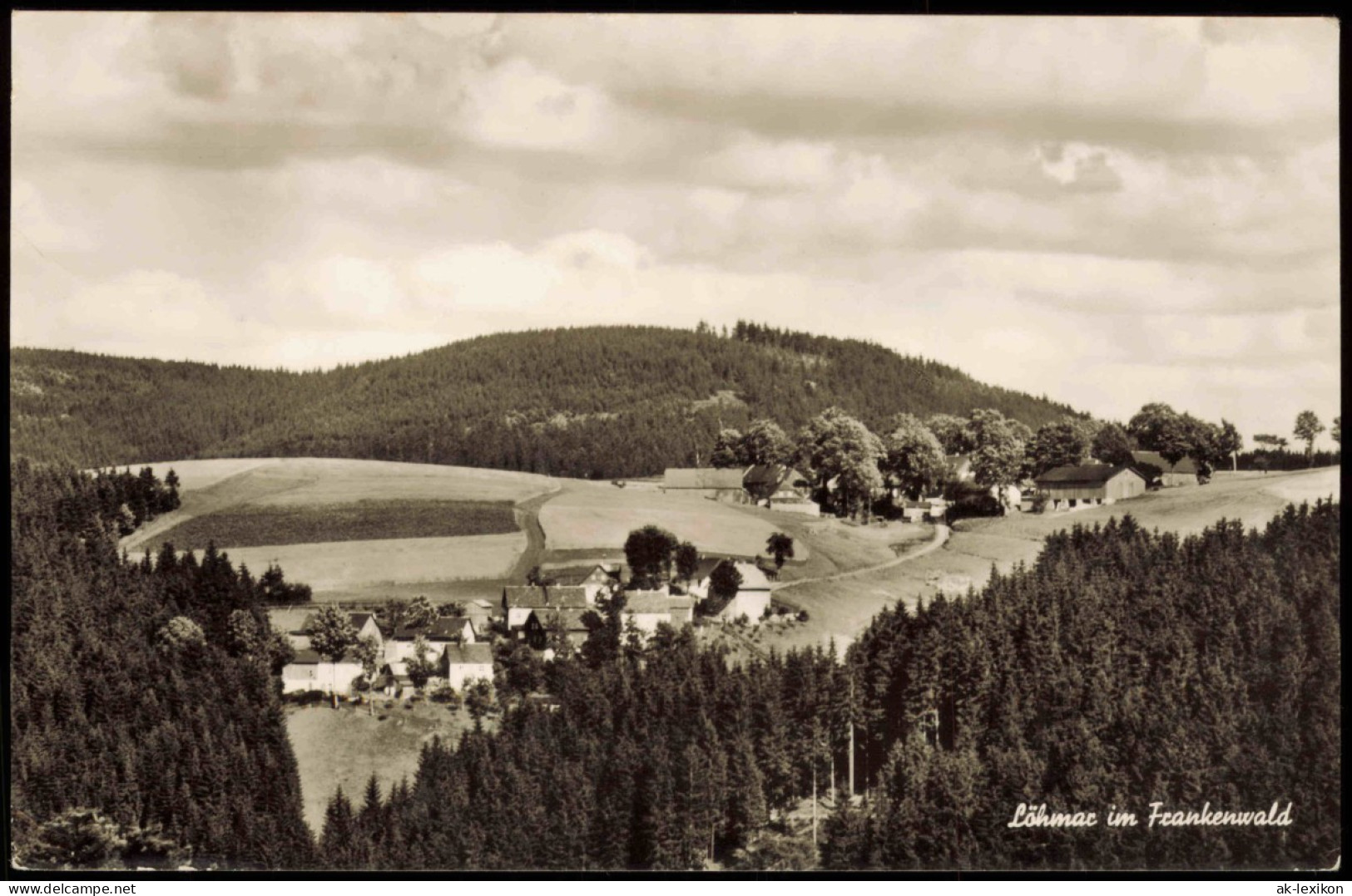 Löhmar-Schwarzenbach Am Wald Panorama Ansicht; Ort Im Frankenwald 1960 - Other & Unclassified