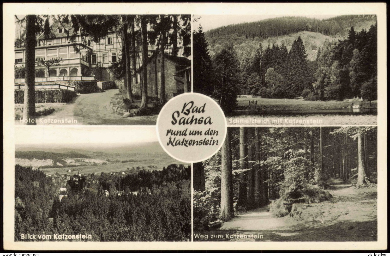 Bad Sachsa Mehrbildkarte Mit Ortsansichten U.a. Berghotel Katzenstein 1970 - Bad Sachsa