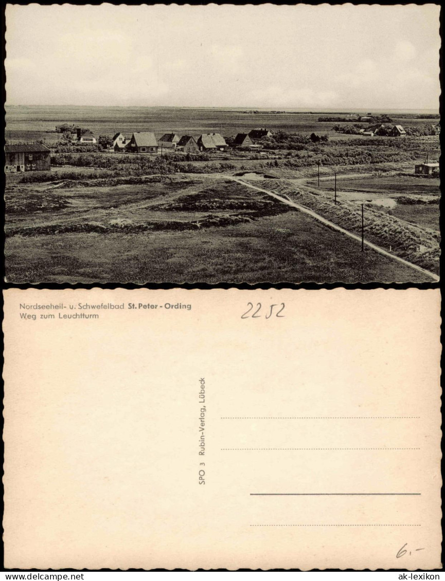 Ansichtskarte St. Peter-Ording Weg Zum Leuchtturm 1960 - Other & Unclassified