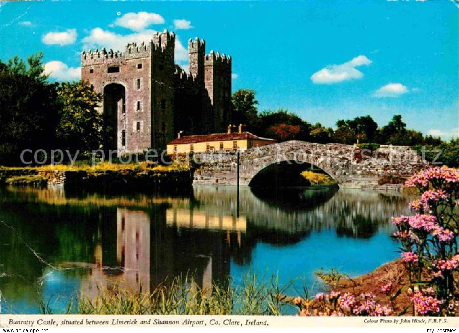 72858878 Limerick Irland Bunratty Castle Bridge  - Autres & Non Classés