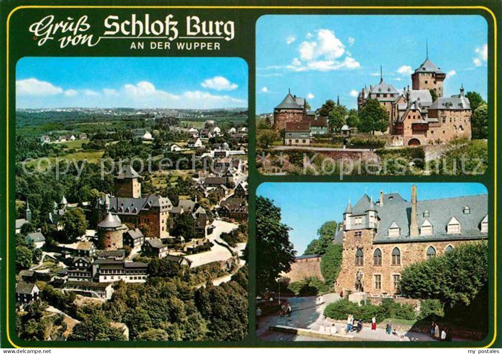 72858891 Burg Wupper Schloss Fliegeraufnahme Burg - Solingen