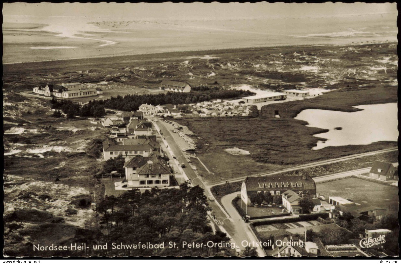 Ansichtskarte St. Peter-Ording Luftbild 1962 - Andere & Zonder Classificatie