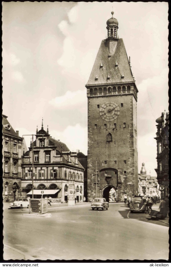 Ansichtskarte Speyer Altpörtel, Strassen Ansicht, Autos U.a. VW Käfer 1960 - Speyer