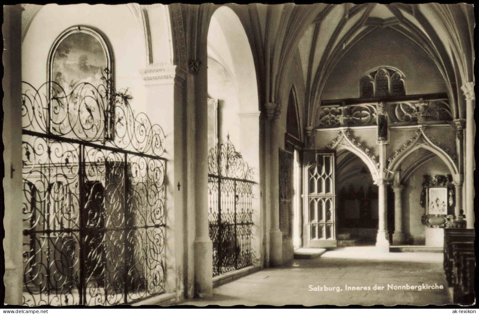 Ansichtskarte Salzburg Inneres Der Nonnbergkirche 1960 - Autres & Non Classés