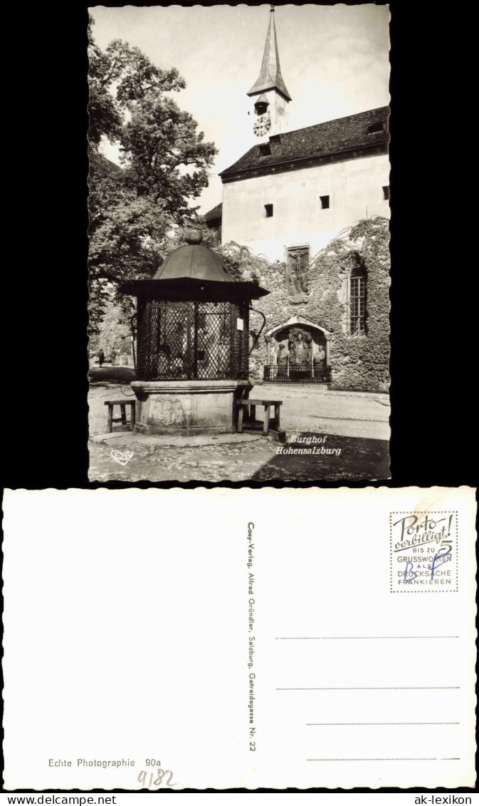 Ansichtskarte Salzburg Burghof Der Hohensalzburg 1960 - Other & Unclassified